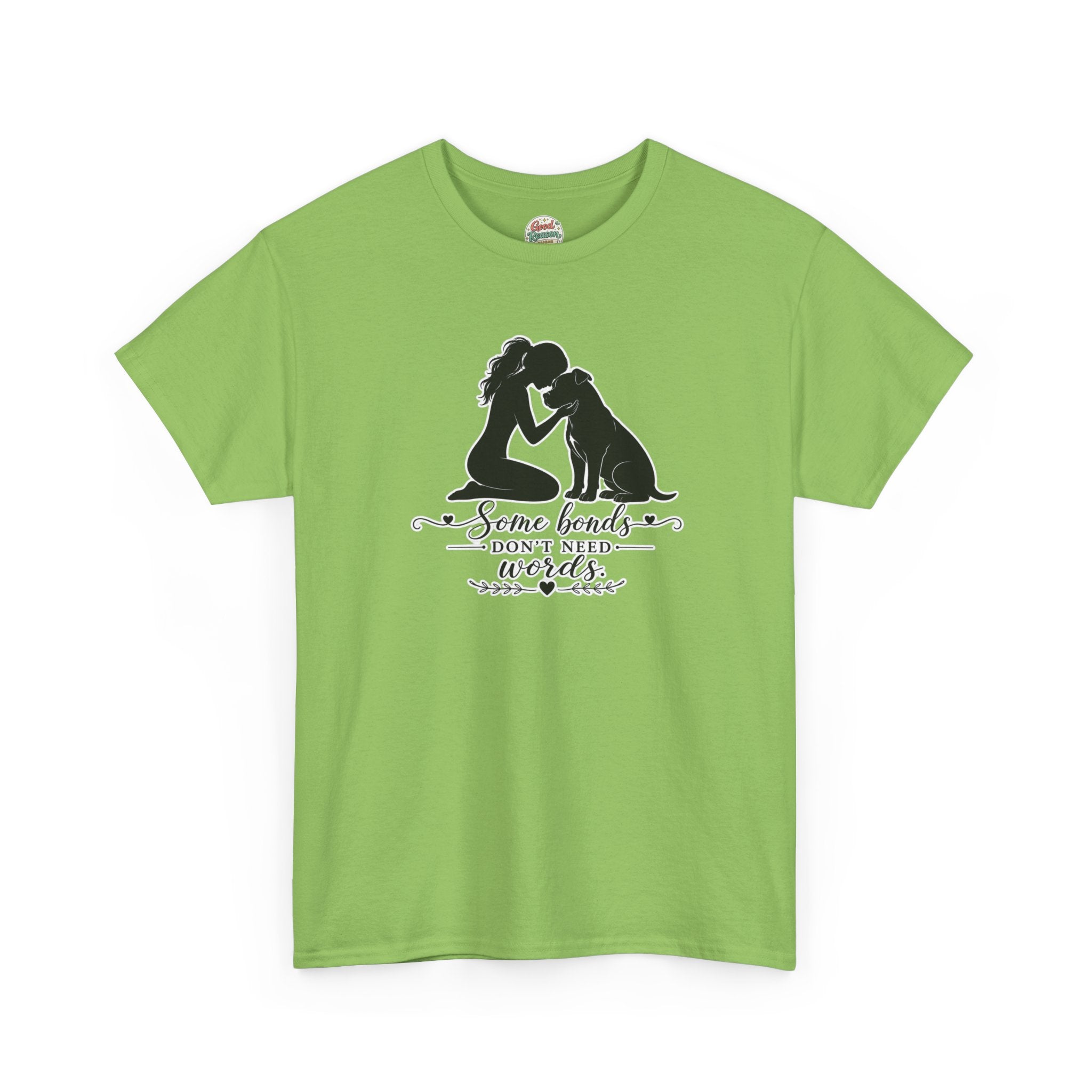"Some Bonds Don't Need Words" Dog & Girl Silhouette Shirt