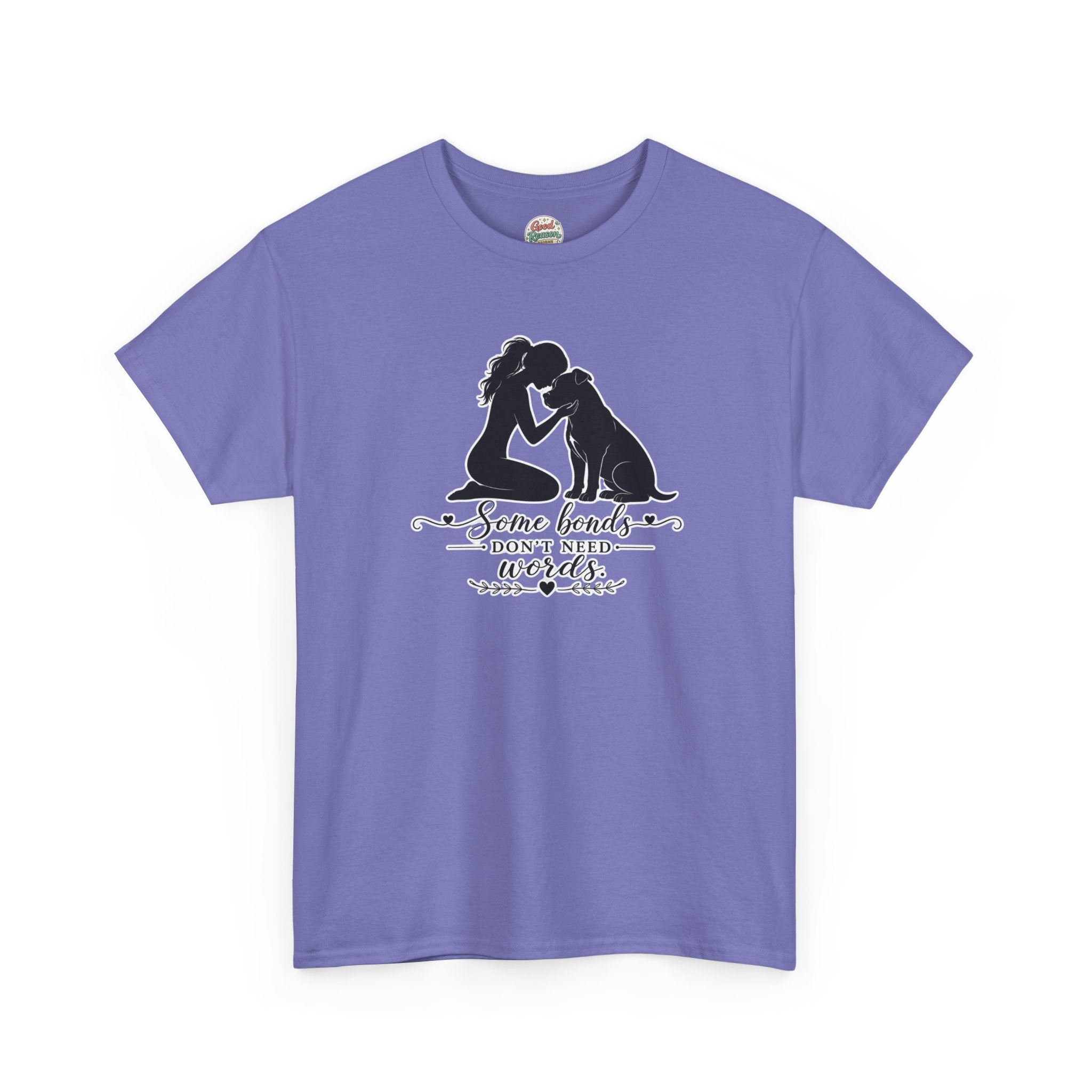 "Some Bonds Don't Need Words" Dog & Girl Silhouette Shirt