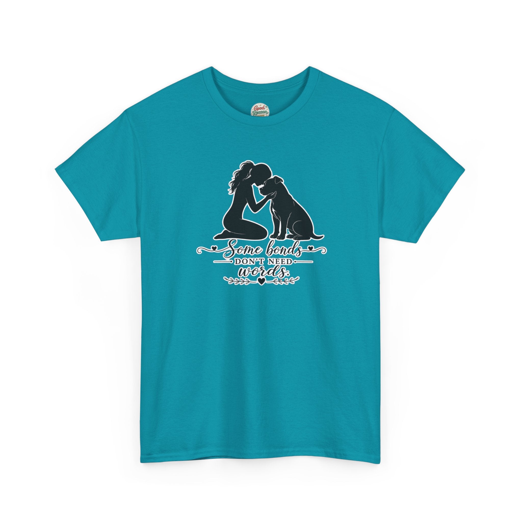 "Some Bonds Don't Need Words" Dog & Girl Silhouette Shirt