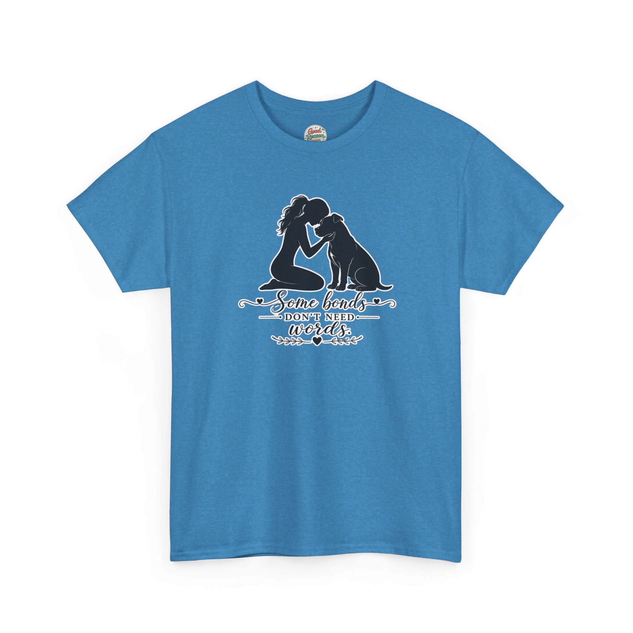 "Some Bonds Don't Need Words" Dog & Girl Silhouette Shirt