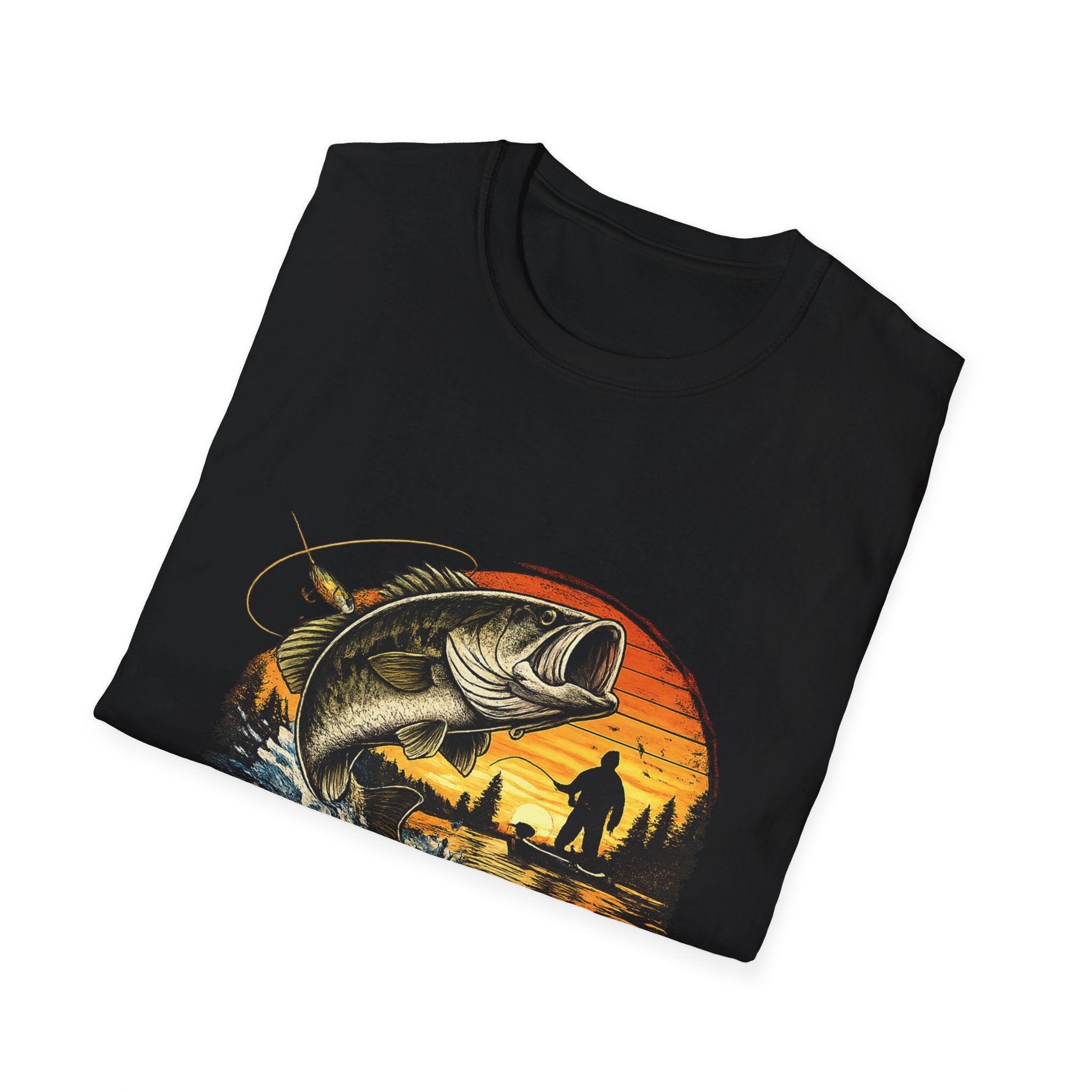 Born to Fish T-Shirt — "Born to Fish, Forced to Work" Fishing Graphic Tee