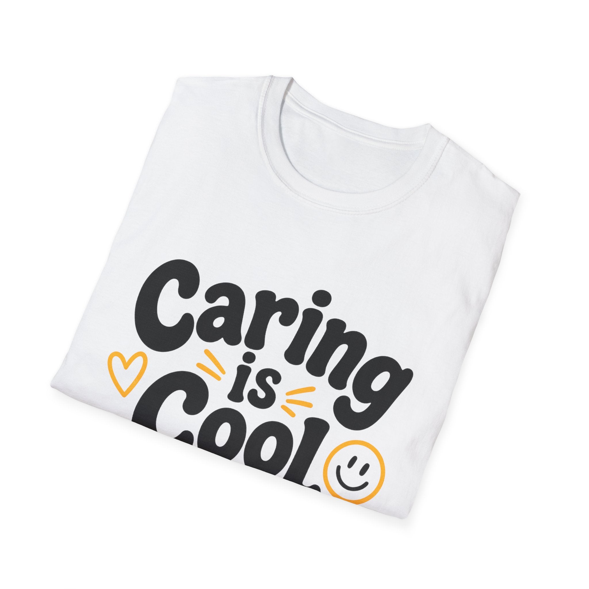 Caring is Cool T-Shirt | Positive Message Tee