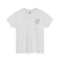 Serenity Prayer Floral Christian T-Shirt – Faith Based Back Print + Cross Chest Design