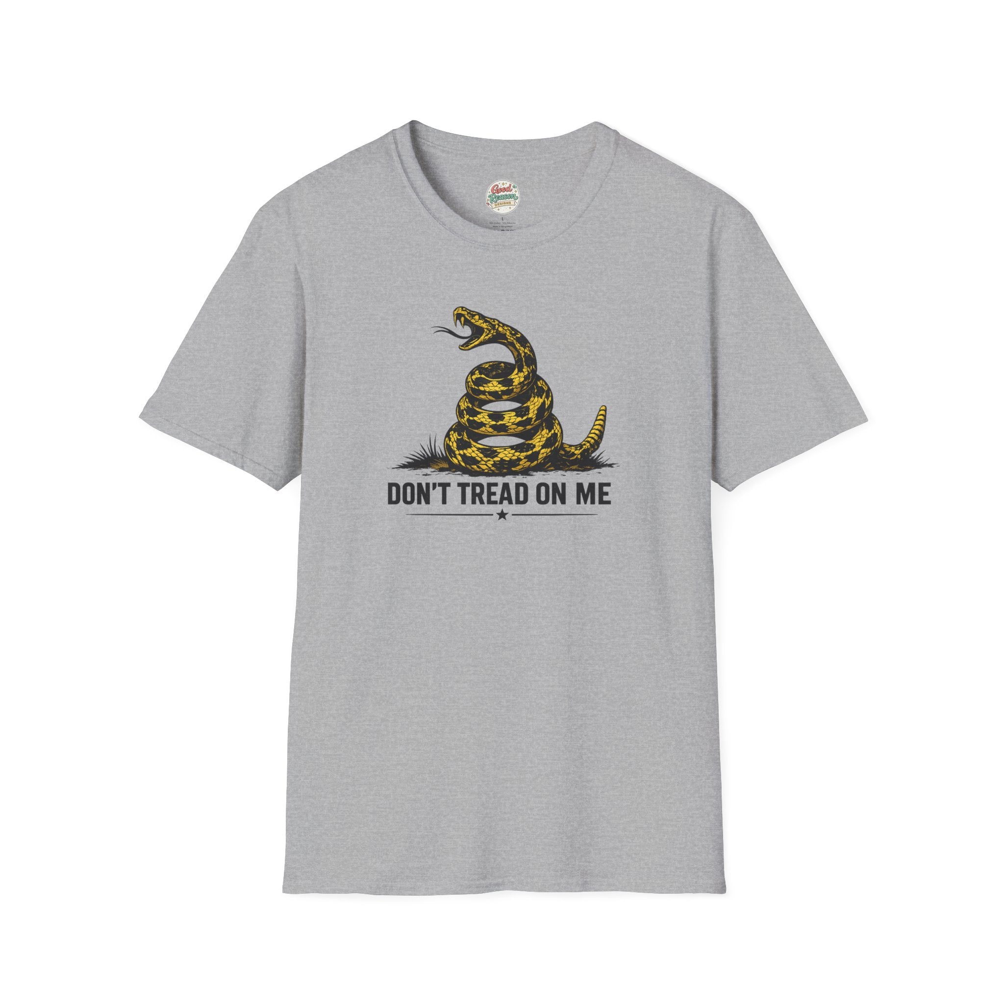 Don’t Tread On Me Rattlesnake Graphic Tee | Bold Patriotic Streetwear Shirt
