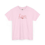 Love Lotus Flower Graphic Tee — Script Back Print