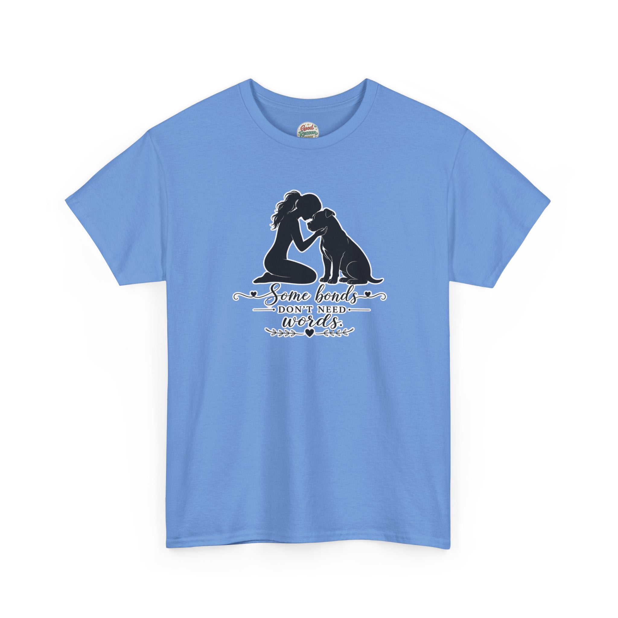 "Some Bonds Don't Need Words" Dog & Girl Silhouette Shirt