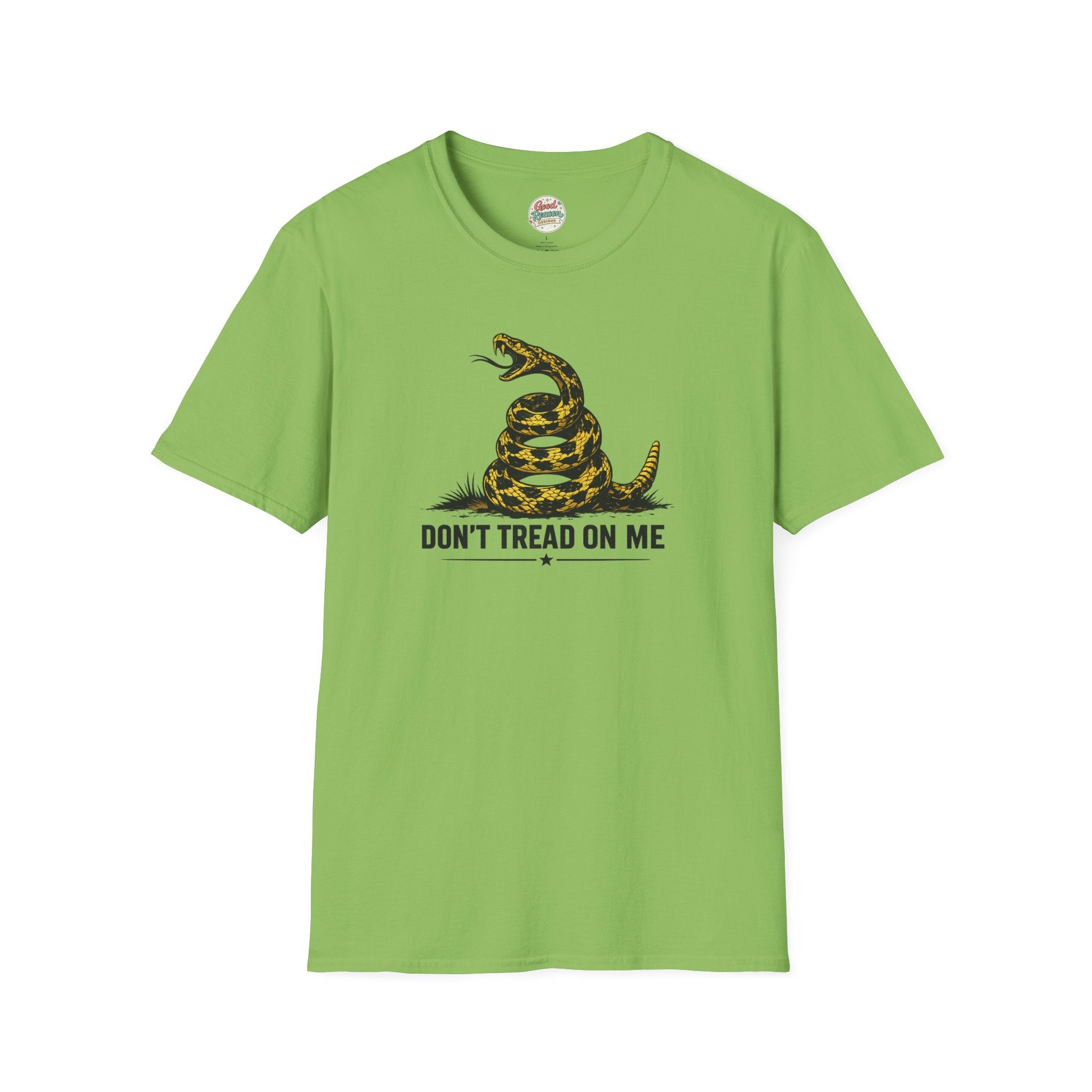 Don’t Tread On Me Rattlesnake Graphic Tee | Bold Patriotic Streetwear Shirt