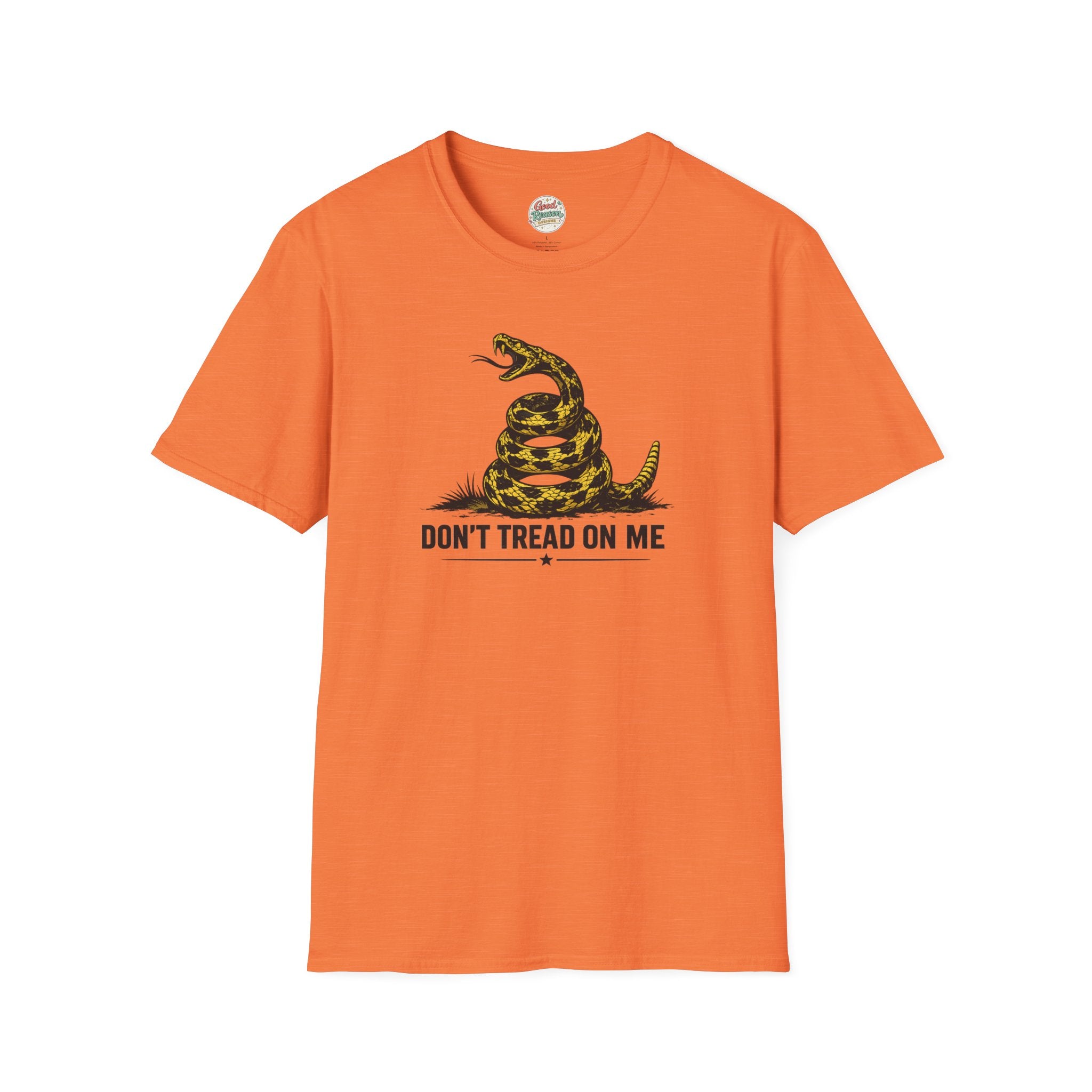 Don’t Tread On Me Rattlesnake Graphic Tee | Bold Patriotic Streetwear Shirt