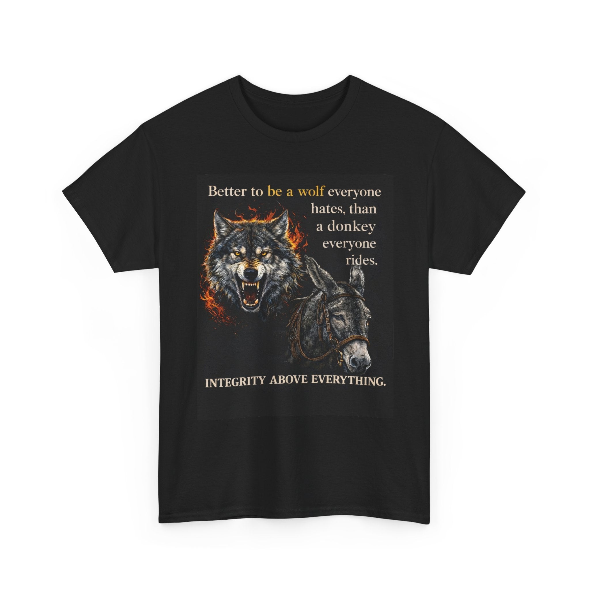 Integrity Above Everything T-Shirt | Animal Wisdom Tee