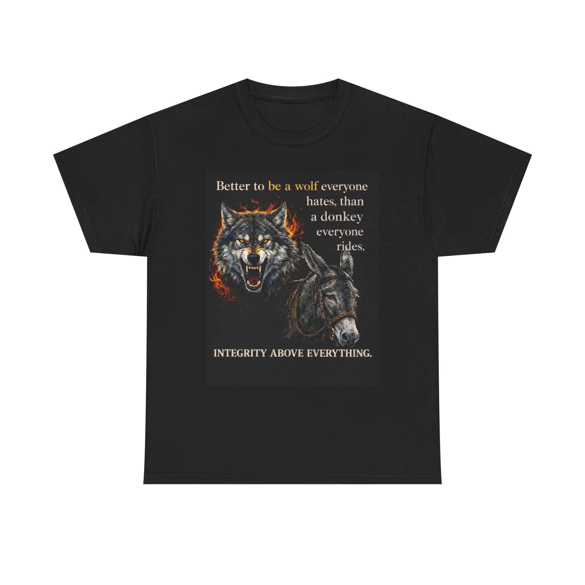Integrity Above Everything T-Shirt | Animal Wisdom Tee