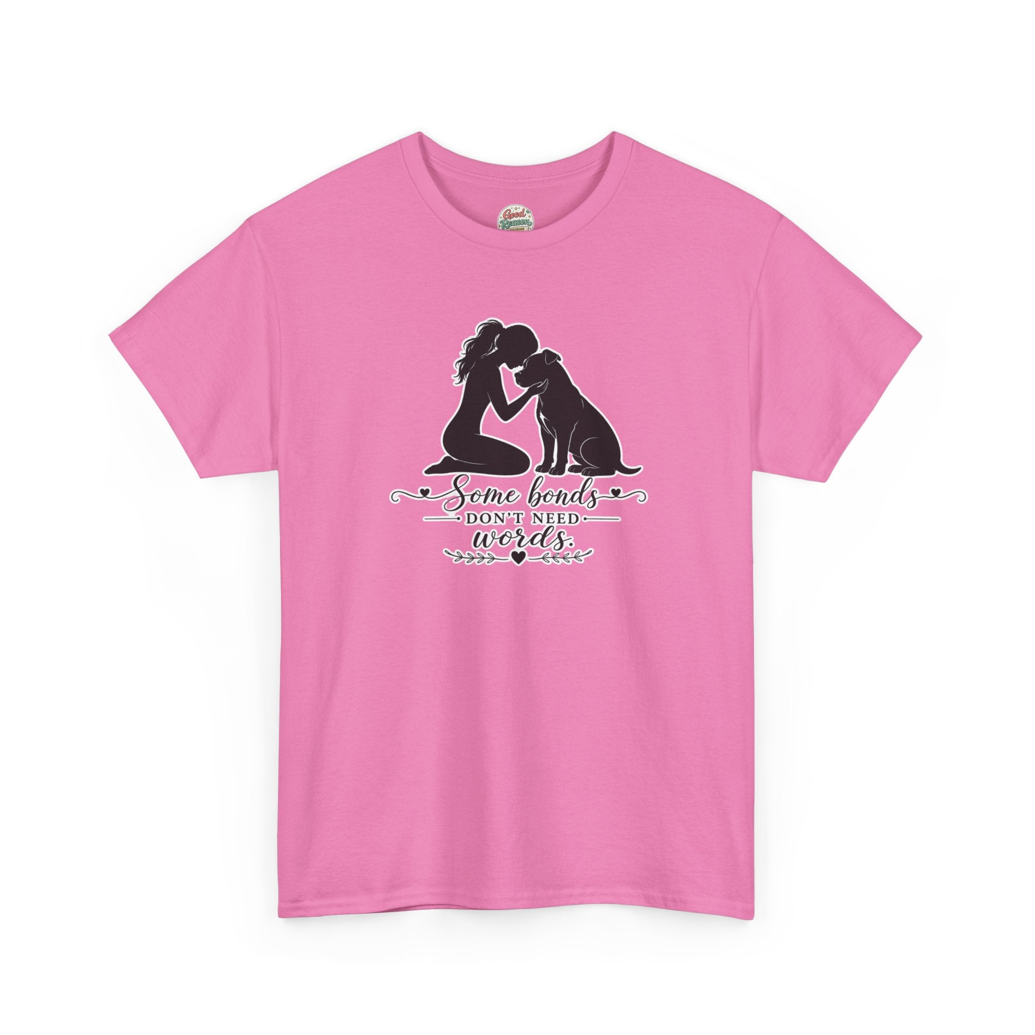 "Some Bonds Don't Need Words" Dog & Girl Silhouette Shirt