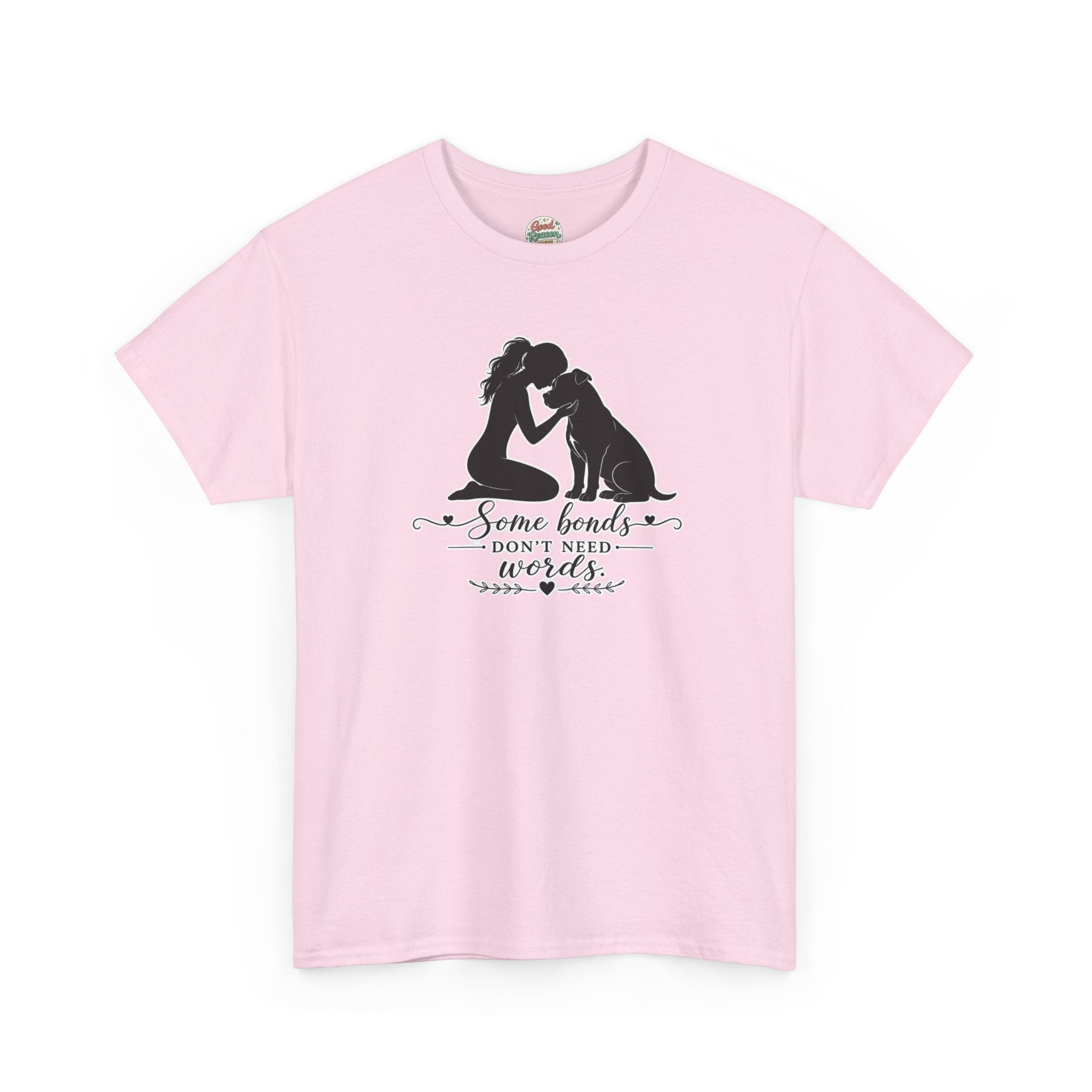 "Some Bonds Don't Need Words" Dog & Girl Silhouette Shirt
