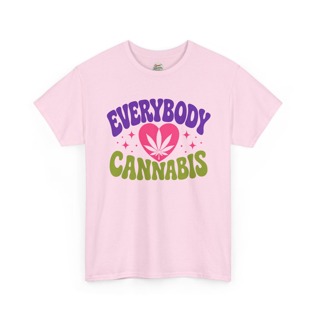 Everybody Loves Cannabis Shirt, Cute Weed Tee, Stoner Graphic T-Shirt, 420 Friendly Shirt, Funny Cannabis Lover Gift, Retro Bold Tee