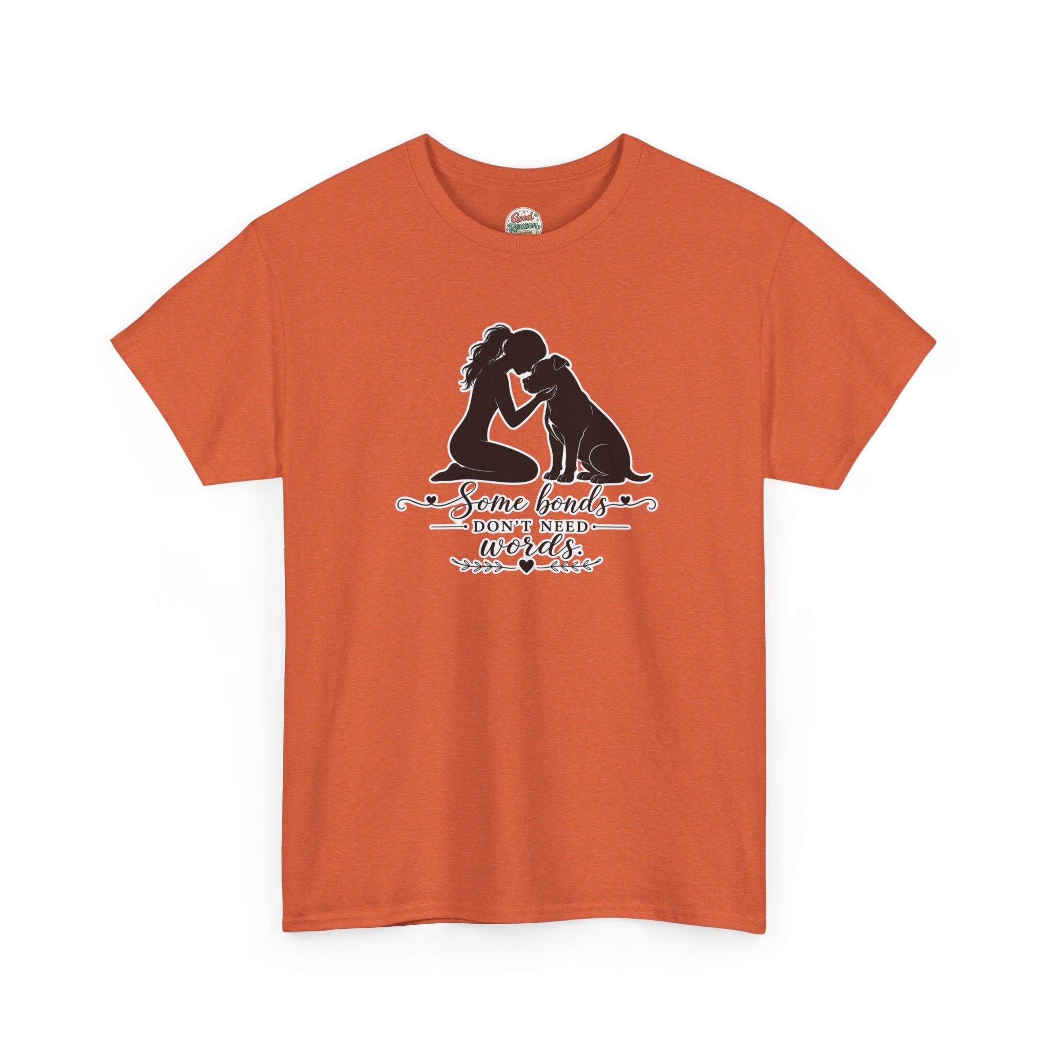 "Some Bonds Don't Need Words" Dog & Girl Silhouette Shirt