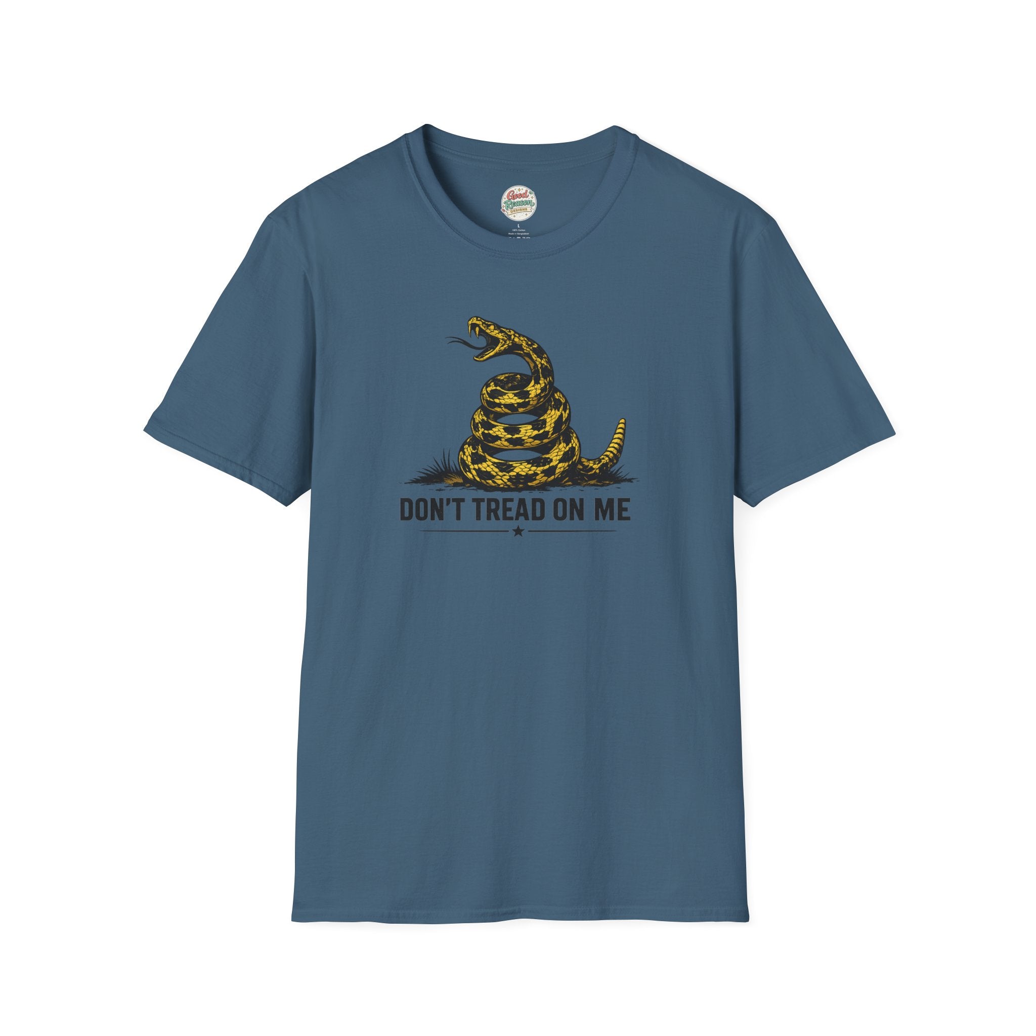 Don’t Tread On Me Rattlesnake Graphic Tee | Bold Patriotic Streetwear Shirt