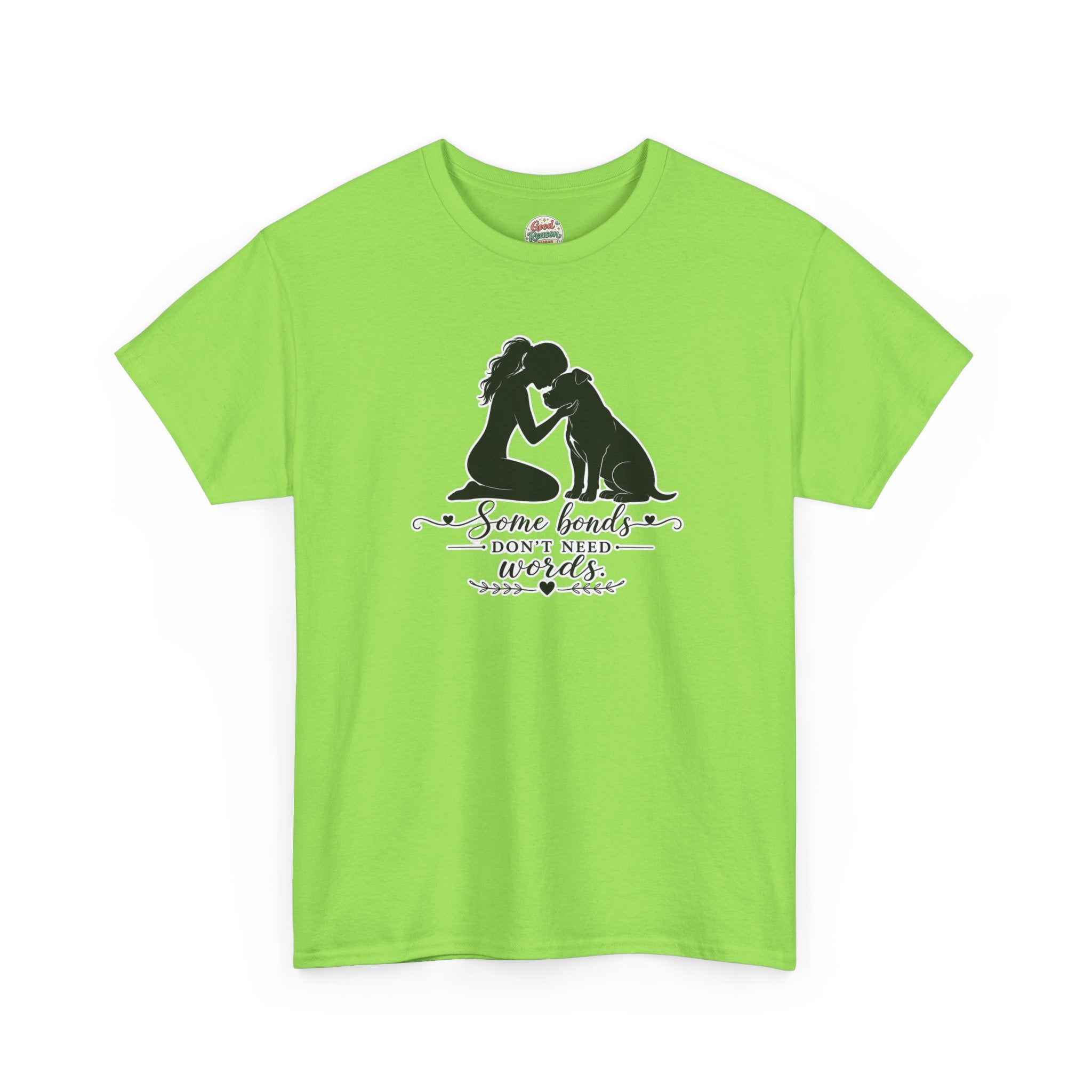 "Some Bonds Don't Need Words" Dog & Girl Silhouette Shirt