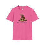 Don’t Tread On Me Rattlesnake Graphic Tee | Bold Patriotic Streetwear Shirt