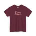 Love Lotus Flower Graphic Tee — Script Back Print