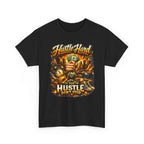 Hustle Hard Shirt, The Hustle Don’t Stop Tee, Motivational Streetwear Graphic Tee, Hustler Mindset Shirt, Urban Hip Hop Style T-Shirt