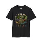 I Speak Terpenese T-Shirt | Cannabis Terpenes, Botanical Nug Illustration